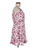 Francesca's 100% Polyester Floral Pink Casual Dress Size M - photo 4