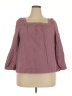 J.Crew 100% Cotton Purple 3/4 Sleeve Blouse Size XXL - photo 1