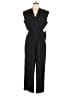 DKNY 100% Polyester Solid Black Jumpsuit Size 8 - photo 1