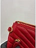 Saint Laurent 100% Leather Red Leather Clutch One size - photo 7