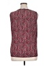 Kasper Red Sleeveless Blouse Size XL - photo 2