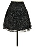 Aqua 100% Polyester Stars Black Formal Skirt Size XS - photo 2