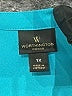 Worthington 100% Polyester Teal Short Sleeve Blouse Size 1X - photo 7