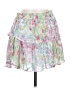 LoveShackFancy 100% Viscose Floral Pink Casual Skirt Size M - photo 1