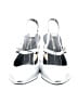 Marc Fisher Metallic Silver Heels Size 7 - photo 2
