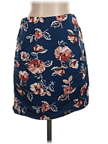 French Grey Casual Skirt (view 1)