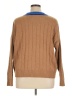 Madewell Color Block Brown Cardigan Size XL - photo 2