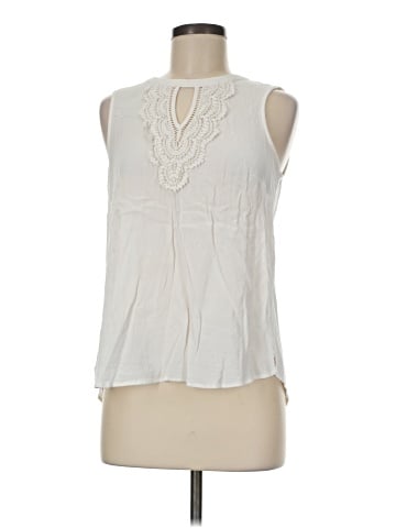 Pale Sky Sleeveless Blouse (view 1)