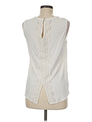 Pale Sky Sleeveless Blouse (view 2)