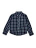 Crown & Ivy Plaid Blue Long Sleeve Button-Down Shirt Size 6 - photo 1