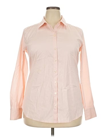 Ann Taylor Long Sleeve Button-Down Shirt (view 1)