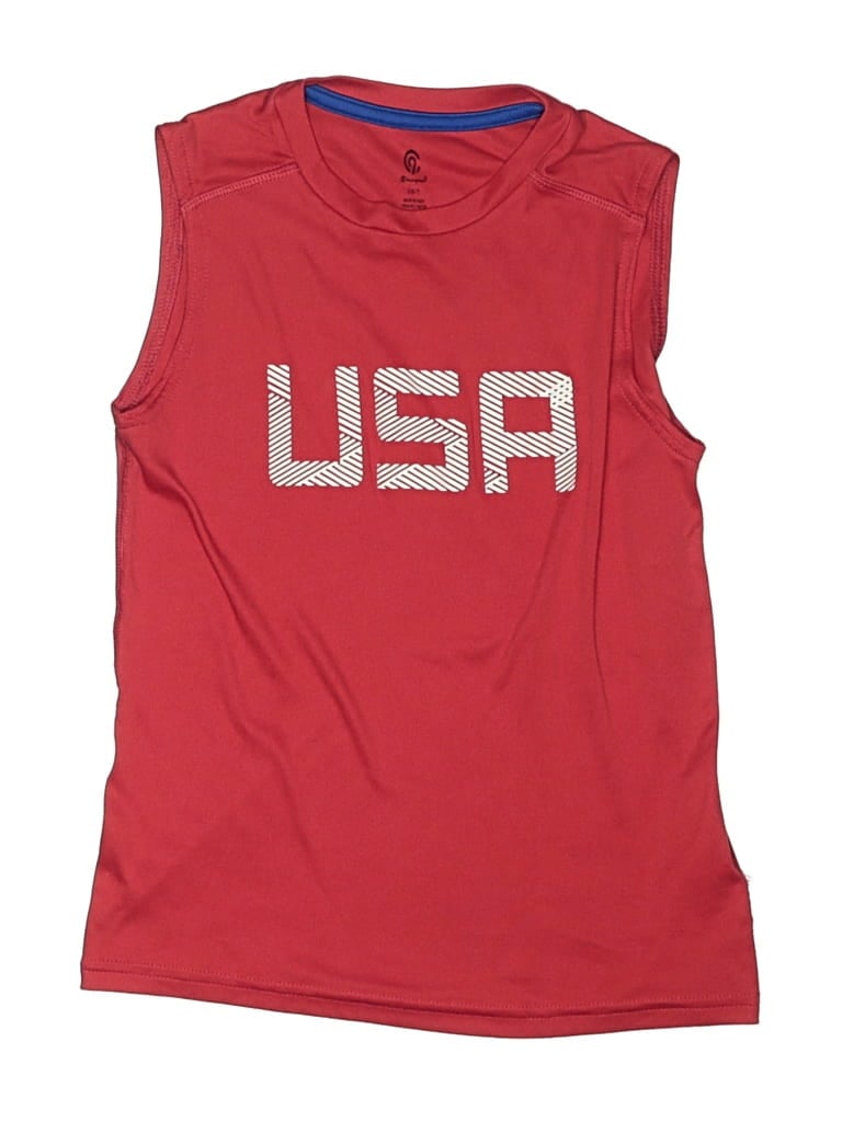 Pre-owned C9 By Champion Kids' Sleeveless T-shirt In Red