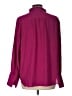 Ann Taylor 100% Polyester Burgundy Long Sleeve Blouse Size L - photo 2
