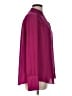 Ann Taylor 100% Polyester Burgundy Long Sleeve Blouse Size L - photo 4