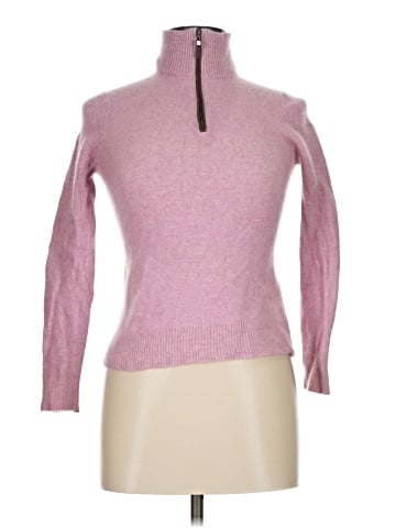 Qi Cashmere Turtleneck Sweater (view 1)