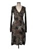 CAbi Animal Print Brown Cocktail Dress Size M - photo 1