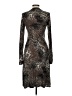 CAbi Animal Print Brown Cocktail Dress Size M - photo 2