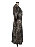 CAbi Animal Print Brown Cocktail Dress Size M - photo 4