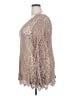 Cato 100% Cotton Tan Long Sleeve Blouse Size 18 - photo 5