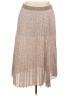 Vince Camuto 100% Polyester Metallic Silver Tan Formal Skirt Size XXL - photo 1
