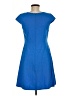 DressBarn Solid Blue Casual Dress Size 8 Petite - photo 2