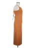 H&M Solid Brown Casual Dress Size M - photo 4