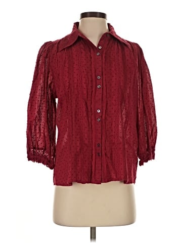 Sundance 3/4 Sleeve Button-Down Shirt (view 1)