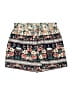 Unbranded 100% Polyester Floral Blue Shorts Size 1X - photo 1