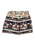 Unbranded 100% Polyester Floral Blue Shorts Size 1X - photo 2