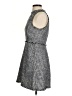 Zara Houndstooth Gray Cocktail Dress Size S - photo 5