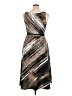 Rabbit Rabbit Rabbit Designs Animal Print Brown Cocktail Dress Size 14 - photo 2
