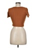 Assorted Brands Brown Short Sleeve Top One size - photo 2