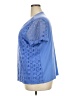 Alfred Dunner 100% Polyester Blue Short Sleeve T-Shirt Size 2X - photo 5
