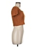 Assorted Brands Brown Short Sleeve Top One size - photo 4