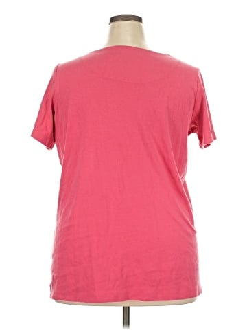 Woman Within Short Sleeve Henley (view 2)