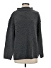 Democracy Solid Gray Turtleneck Sweater Size S - photo 1