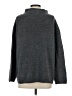 Democracy Solid Gray Turtleneck Sweater Size S - photo 2