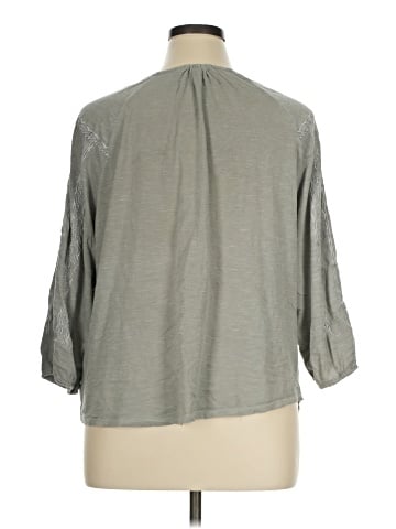 Lucky Brand 3/4 Sleeve Blouse (view 2)