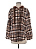 Coco + Carmen 100% Polyester Brown Poncho Size S - photo 1