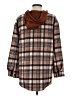 Coco + Carmen 100% Polyester Brown Poncho Size S - photo 2