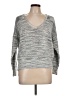 Madewell Metallic Gray Pullover Sweater Size L - photo 1
