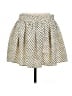 Mango 100% Polyester Polka Dots Ivory Casual Skirt Size 8 - photo 2