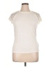 Bisou Bisou Ivory Short Sleeve Top Size XL - photo 1