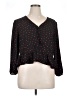Candie's 100% Polyester Polka Dots Black 3/4 Sleeve Blouse Size XL - photo 1