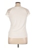 Bisou Bisou Ivory Short Sleeve Top Size XL - photo 2