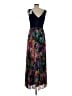 X by Xscape 100% Polyester Floral Blue Black Cocktail Dress Size 8 - photo 2