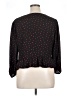 Candie's 100% Polyester Polka Dots Black 3/4 Sleeve Blouse Size XL - photo 2