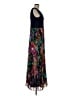 X by Xscape 100% Polyester Floral Blue Black Cocktail Dress Size 8 - photo 4