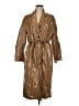 BA&SH 100% Polyurethane Brown Trenchcoat Size Med (2) - photo 1