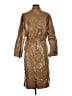 BA&SH 100% Polyurethane Brown Trenchcoat Size Med (2) - photo 2